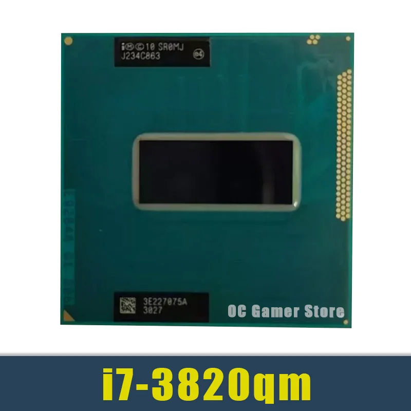 Core i7-3820QM I7 3820QM SR0MJ 2.7GHz Quad-Core Eight-Thread CPU Processor 45W Socket G2 / rPGA988B