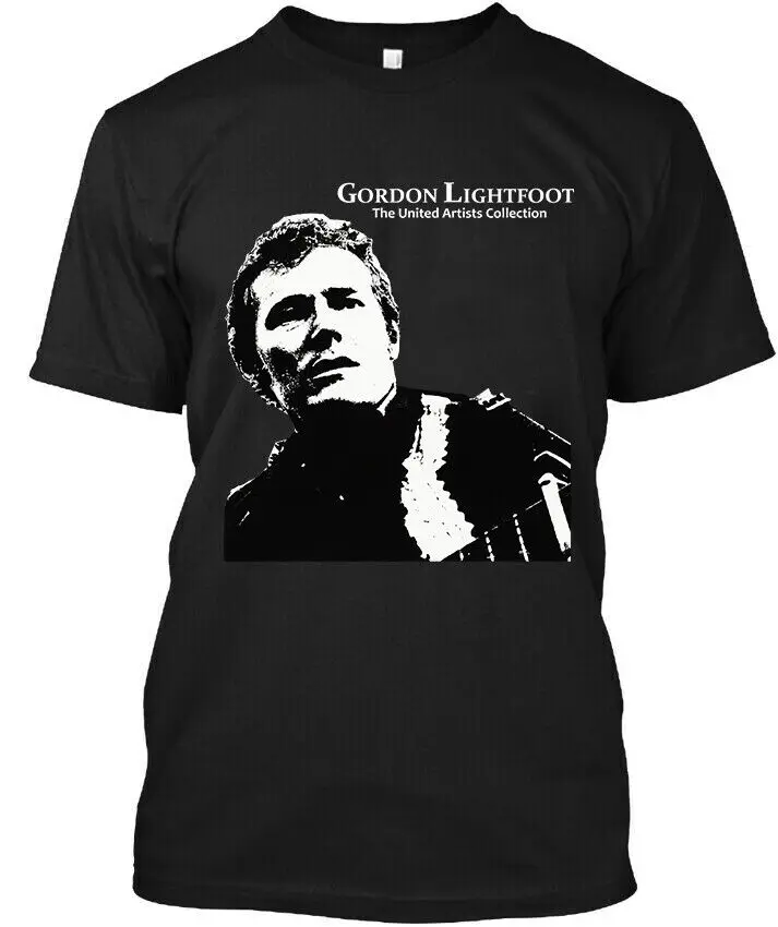 Gordon Lightfoot The United Artists  Singer T-Shirt S-4XL