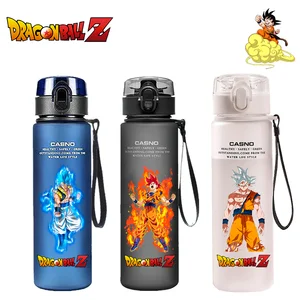 زجاجة ماء تشبه كرة التنين كوب رياضي خارجي محمول بسعة كبيرة للأطفال هدية عطلة 560 مل أفضل 12 مبيعات بالحجم الكامل Goku - No10