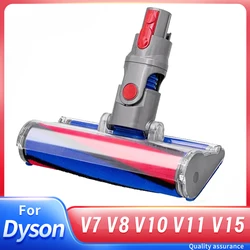 Soft Cleaner Head For Dyson V7 V8 V10 V11 V15 Cordless Stick Vacuum Cleaner Hard Floor Roller Brush Head Replacement Part