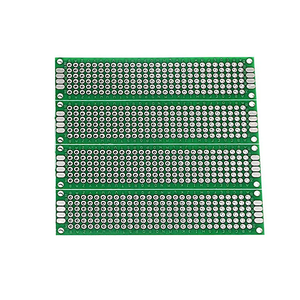 2x8cm PCB Board Small Prototype Boards Universal Printed Circuit Boards Breadboard for DIY Soldering Electronic Project image 4
