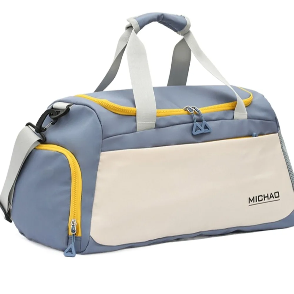 الرطب الجاف فصل السفر حقيبة القماش الخشن مقاوم للماء دائم حقيبة أمتعة السفر متعددة جيب سعة كبيرة اللياقة البدنية حقيبة يد الرحلات #3