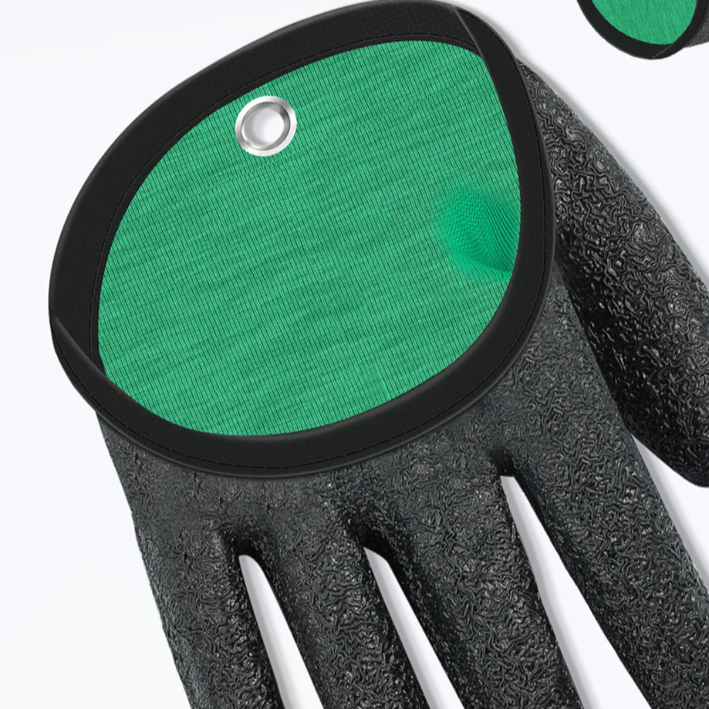 قفازات اصطياد الأسماك المضادة للانزلاق قفازات الصيد دائم الأسماك انتزاع قفاز كامل قفازات الصيد اللاتكس العمل قفازات مقاومة للقطع