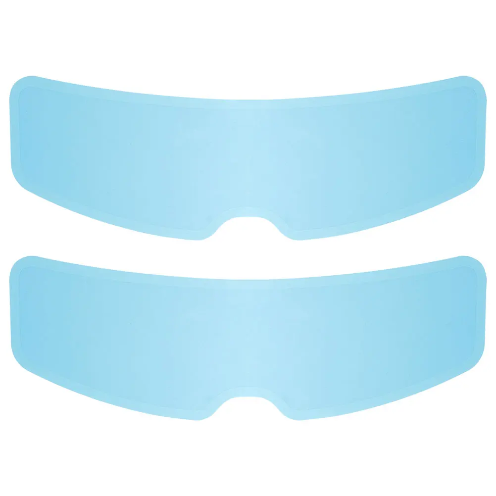 

2 шт., противодождевая пленка, козырек для мотоцикла, прозрачные аксессуары для верховой езды, водонепроницаемая, простая установка