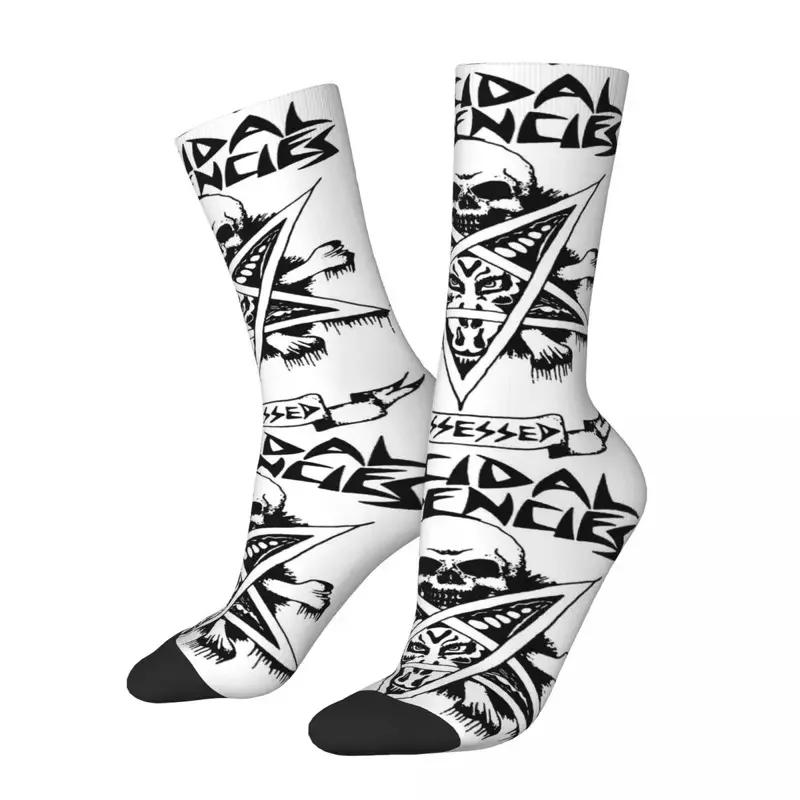 Suicidal Tendencies Punk Suicidal Men Women Round neck Socks Cycling Novelty Spring Summer Autumn Winter Stockings Gift