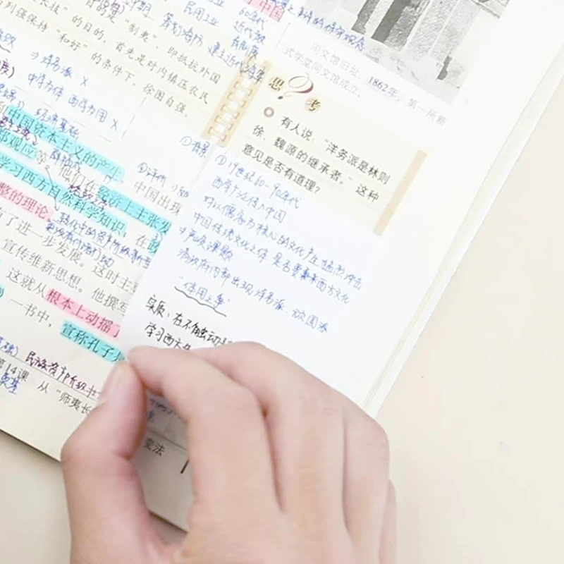 Transparente, wasserfeste PET-Memo-Haftnotizen für tägliches To-Do-Briefpapier, 50 Blatt