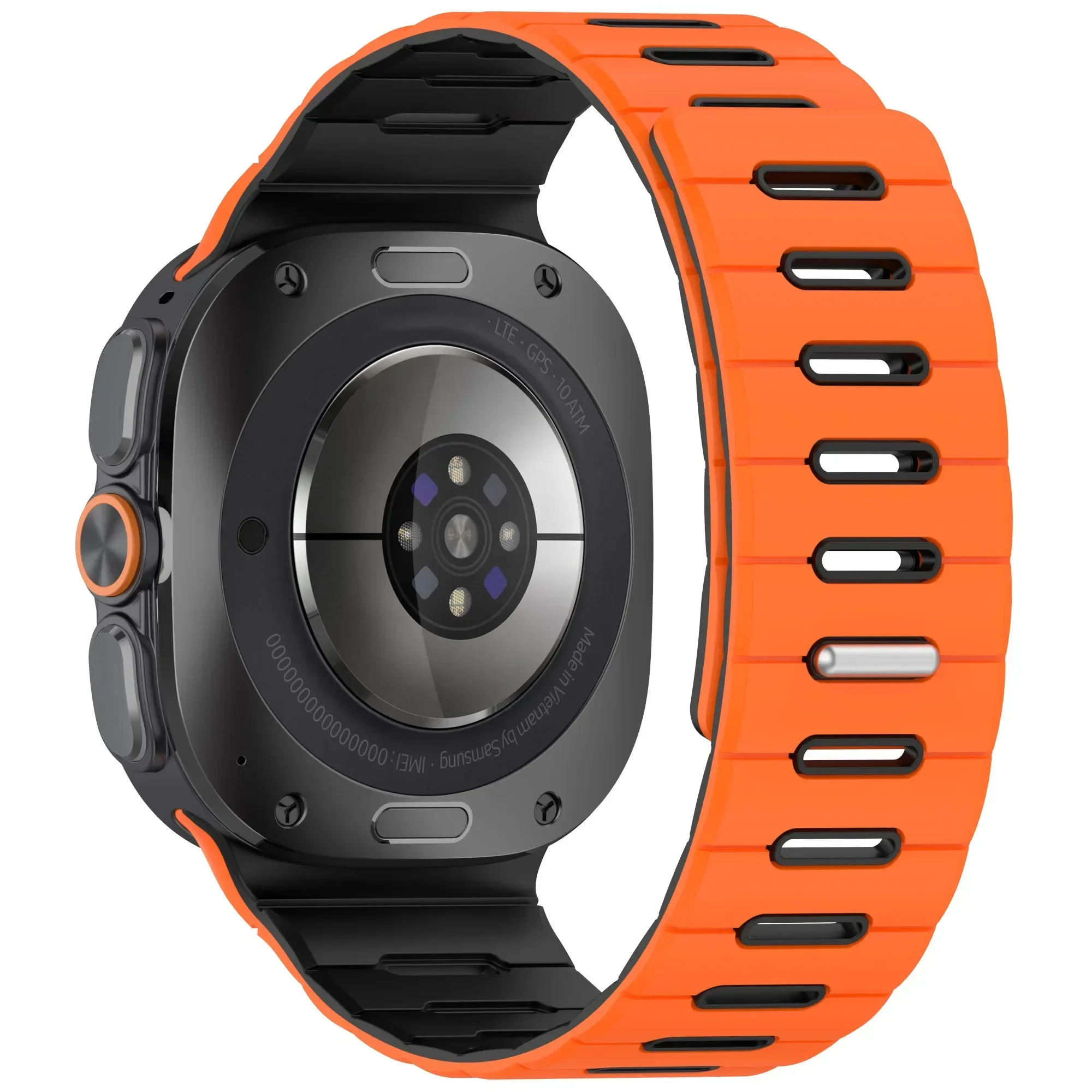 Magnetisches Silikonarmband für Samsung Galaxy Watch Ultra 2 47 mm, Sportarmband für Galaxy Watch 9/8 40/44, Watch 8 Classic 46 mm, Armband. – Detail 17