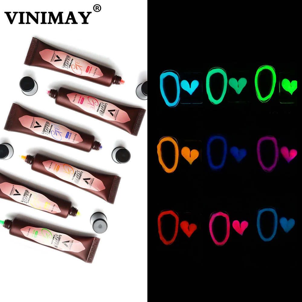 VINIMAY 9 Colors 5D Pudding Gel Polish No Wipe Modelling Jelly Gel Nail Kit 3D Nail Decoration Manicure UV Gel DIY Nail Art