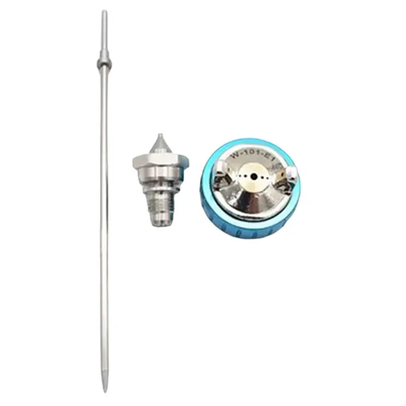 AB33-3X W-101 Spray-Gun Nozzle Kit Nozzle Needle And Nozzle Cap W101 HVLP Gravity-Feed Paint Nozzle Air Spray-Gun Parts 1.0Mm