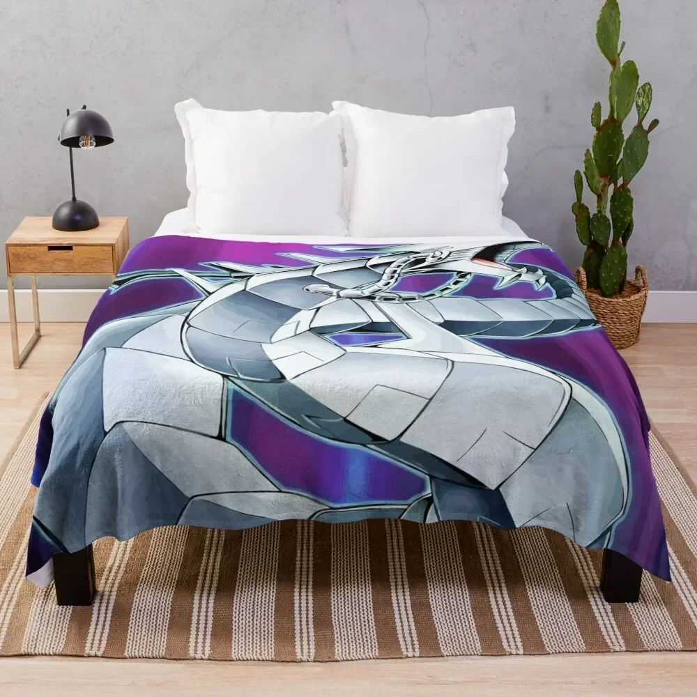 Cyber dragon Throw Blanket wednesday Single Personalized Gift For Decorative Sofa Blankets