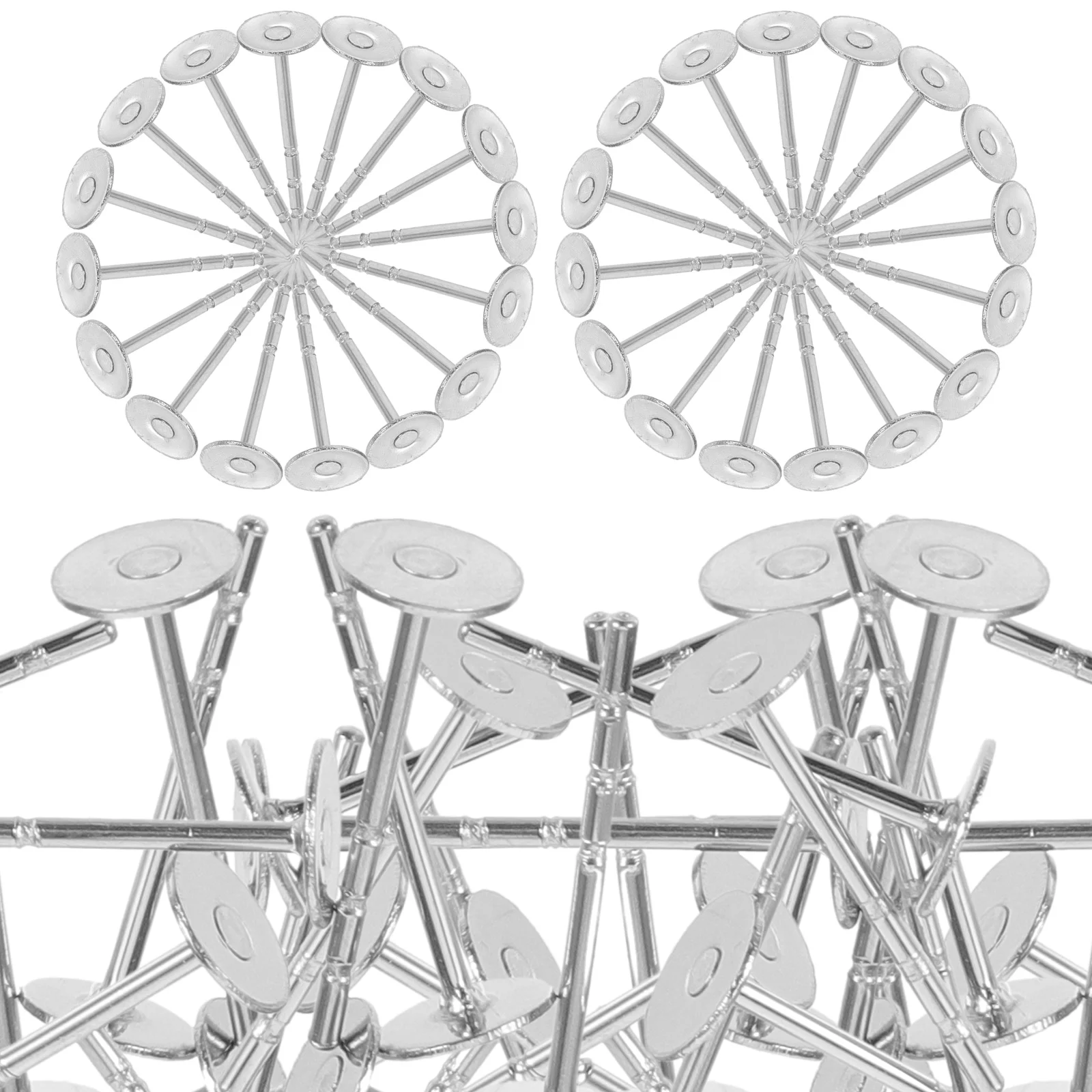 

Earring Posts for Jewelry Making Metal Supplies DIY Accessories Findings Studs Fashion Decorations Stainless Steel Earring