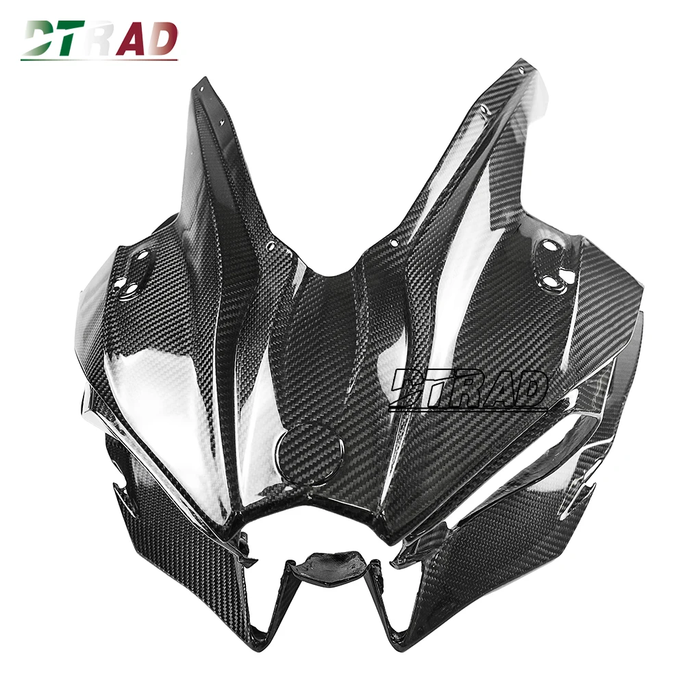 For KAWSAKI NINJA H2 H2R 2015-2022 Carbon Fiber 100% Front Fairing Kit Front Head Hood Cover Bow Cap Motorcycle Modified Parts