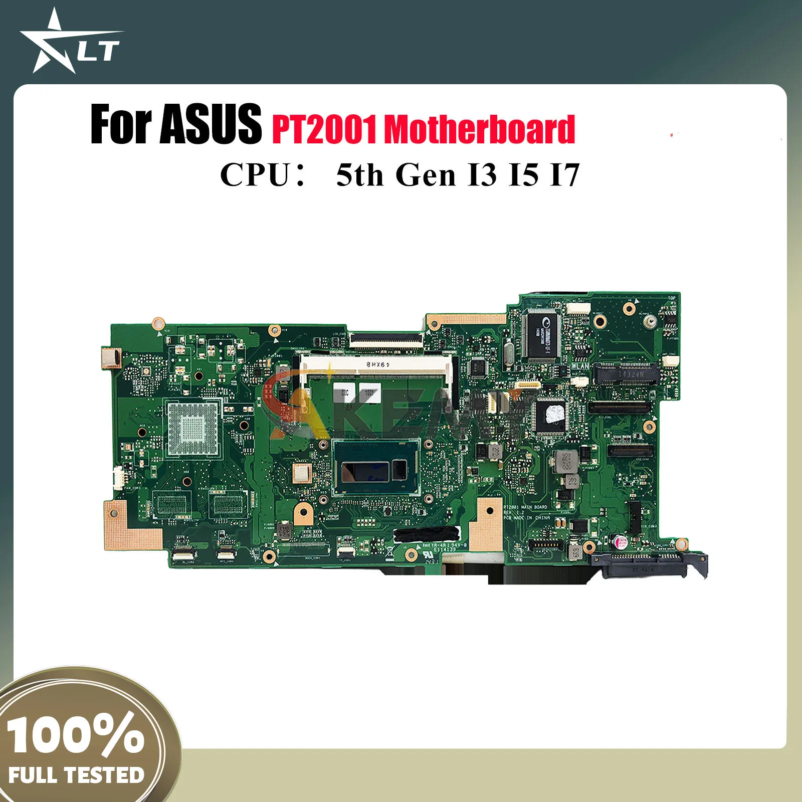 

PT2001 Материнская плата для ноутбука ASUS PT2001 PT2001 Материнская плата для ноутбука с процессором I3 I5 I7 100% тестирование ОК Быстрая доставка Высокое качество