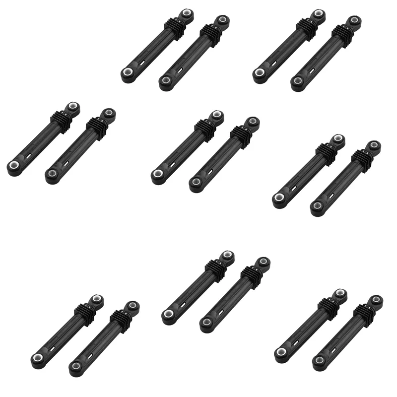 A99G-16 Pcs 100N For Washing Machine Shock Absorber Washer Front Load Part Black Plastic Shell Home Appliances Accessories