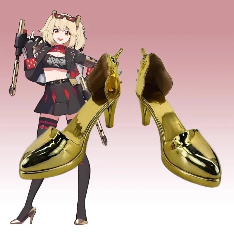 

Game Zenless Zone Zero Cosplay Burnice Whita Anime Cos Comic Halloween For Woman Men Shoes tt9]