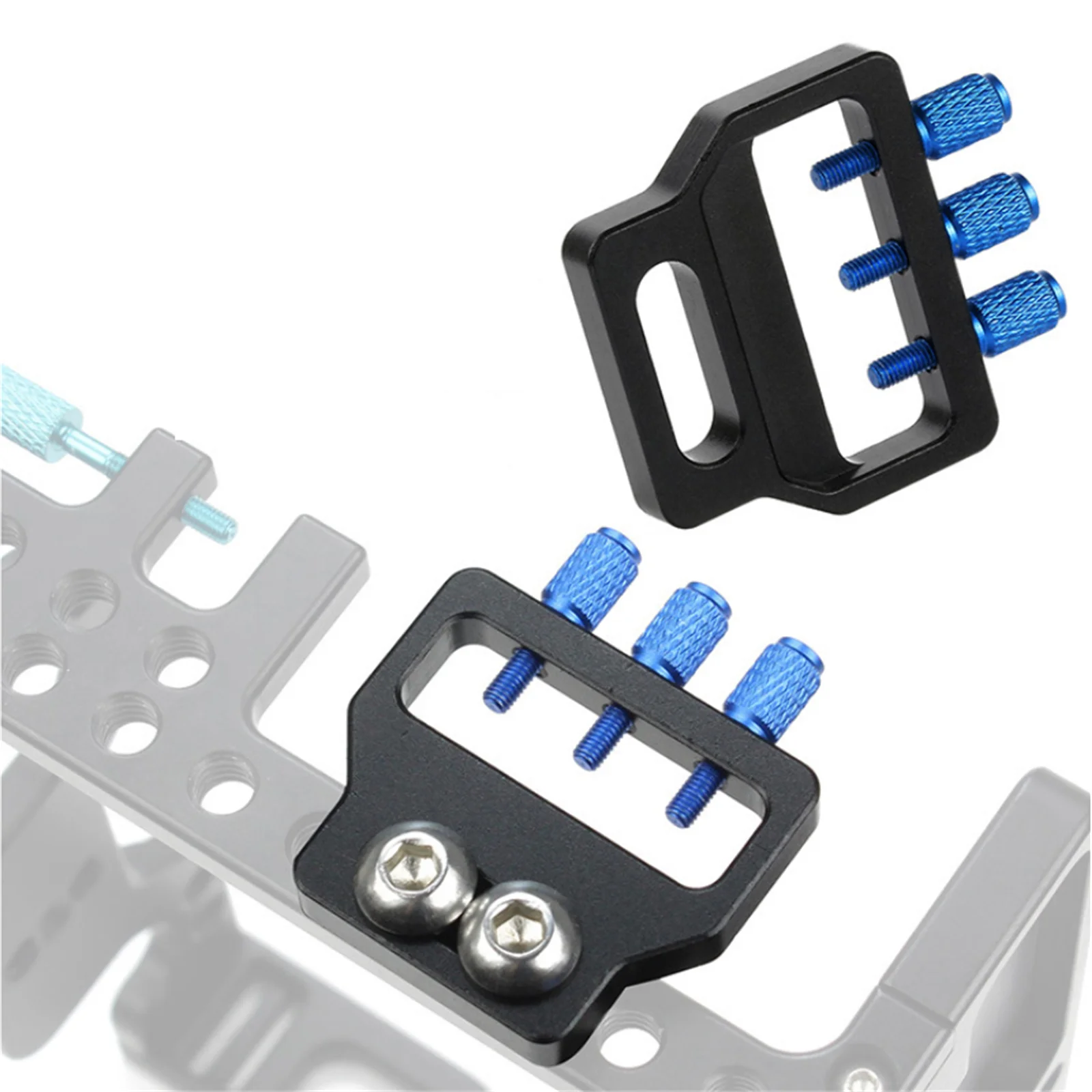 Metal HDMI-compatible Cable Clamp Lock Protection Clip Fixator Tether Tool With 1/4" Screw For Camera Cage Quick Release Plate