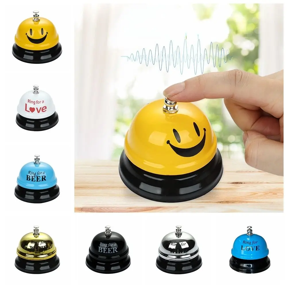 Multiple-styles Stable Base Desk Call Bell Alloy Craft Novelty Restaurant Timer Funny Metal Service Bell Student Gift