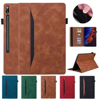 For Lenovo Tab P12 Pro Case 12.6 inch PU Leather Soft TPU Back Business Folio Cover for Xiaoxin Pad Pro Lenovo P12 Pro Case 12 6