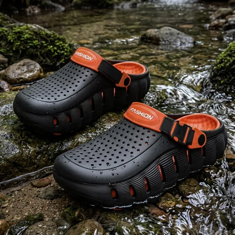 Outdoor Non Slip Beach Sports Sandals Women 2026 Summer Soft Thick Bottom Clogs Woman Comfortable Closed Toe Eva Drive Sandles - view 6