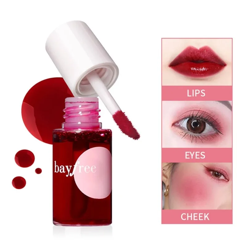 Lasting Lip Gloss Tint Makeup Cheek Tint Blush Moisturizing Mirror Liquid Lipsticks Waterproof Long Lasting Lip Glaze Cosmetics