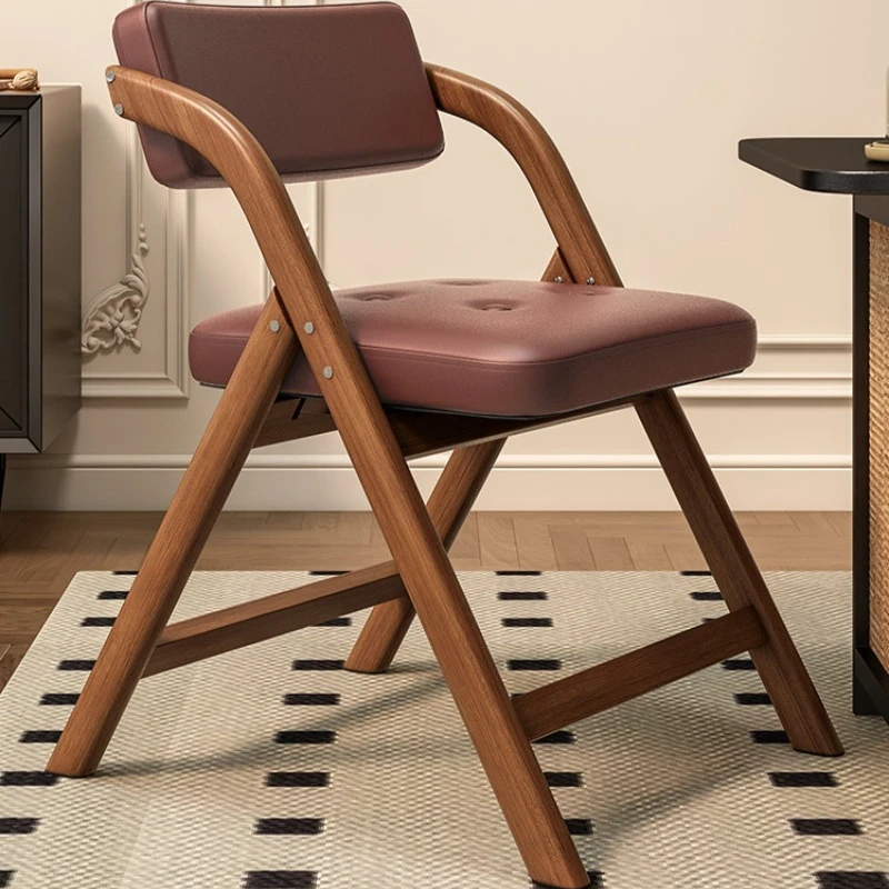 Nordic Home Wood Dining Chairs Accent Restaurant Kitchen Dining Chairs Luxury Foldable Sedie Pranzo Moderne Kitchen Furniture