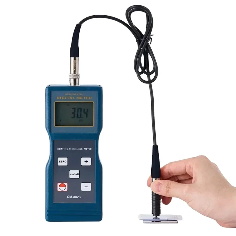 CM8823 Digital Coating Thickness Gauge, Paint Film Thickness Tester, Measuring Range 0~1000um / 0~40mil