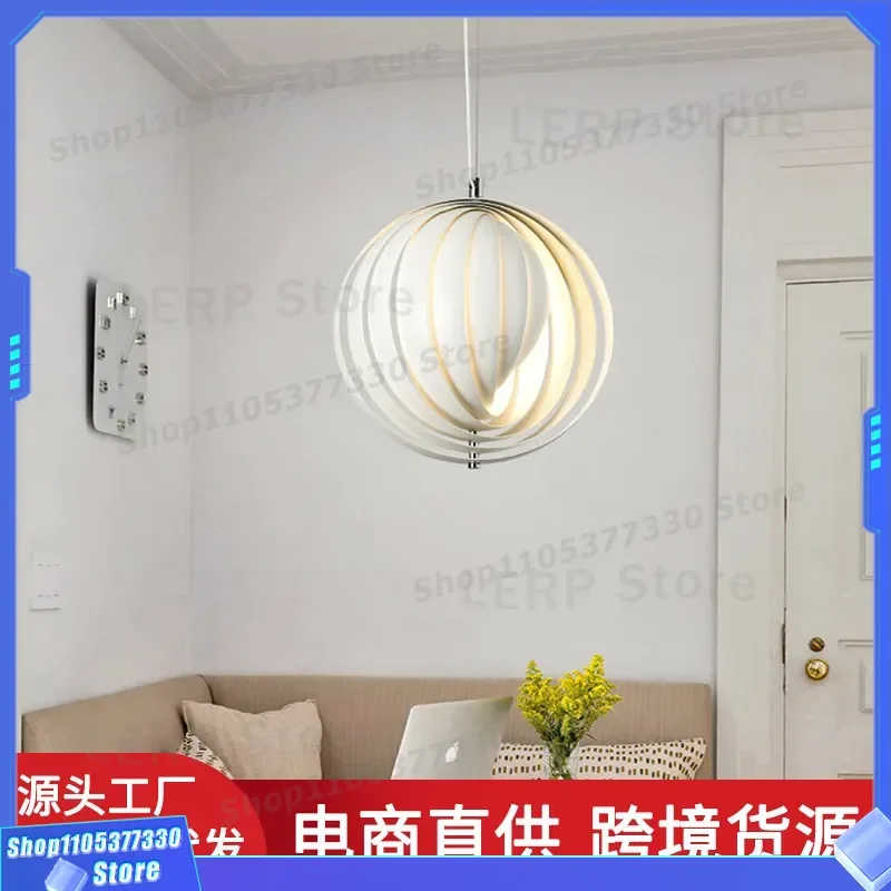 Modern Nordic Designer Chandelier Creative Rotating Pendant Light for Living Room Bedroom Dining Bar Simple Model House Decor
