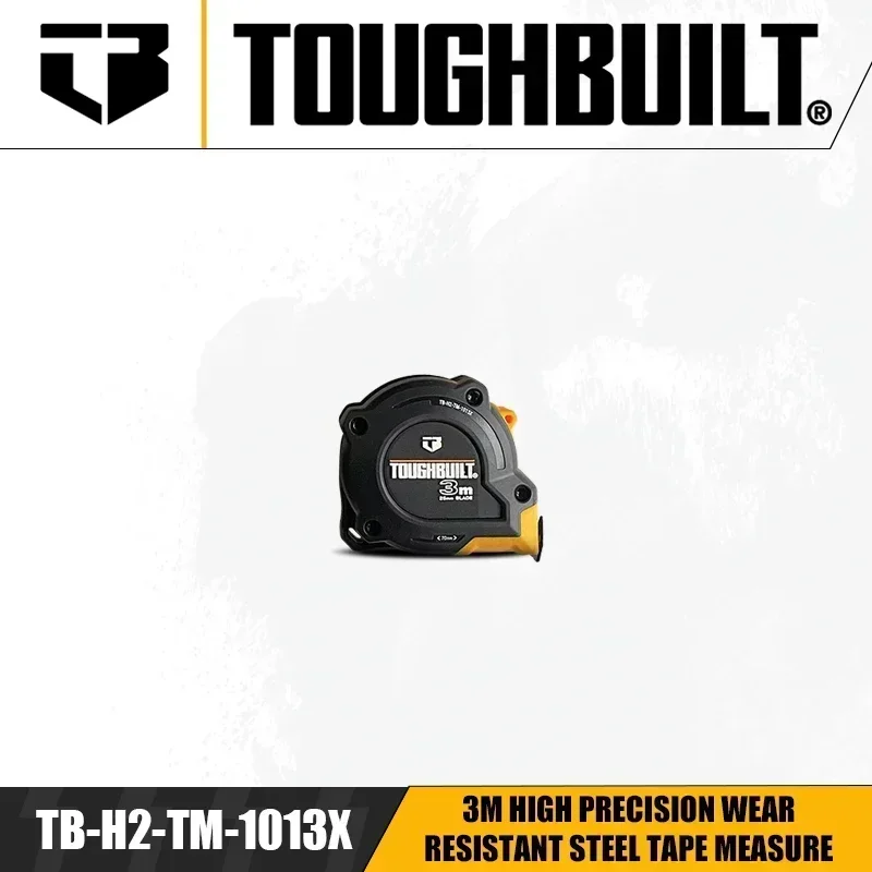 TOUGHBUILT TB-H2-TM-1013X TB-H2-TM-1015X TB-H2-TM-1018X TB-H2-TM-10110X High Precision Wear Resistant Steel Tape Measure Metric