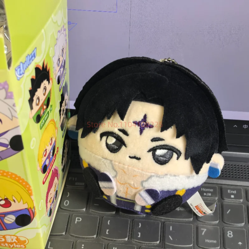 

Nullset Hunter X Hunter Killua Round Plush Blind Box Keychain Anime Peripheral Stuffed Bag Pendant Anime Fans Collectors toy