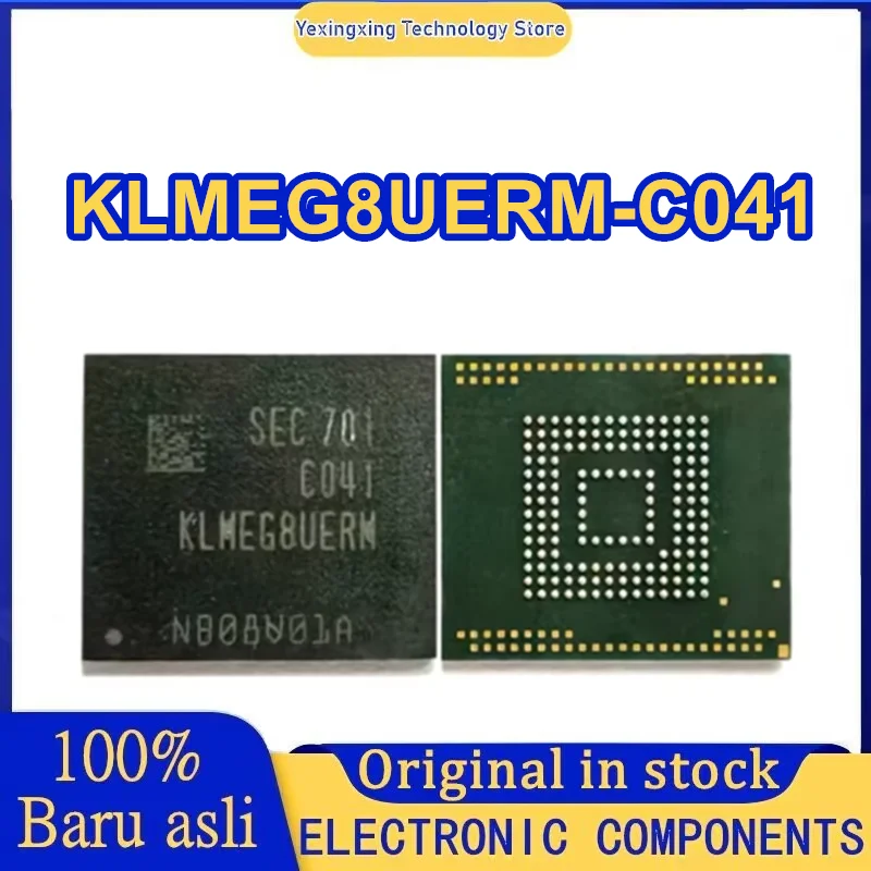 KLMEG8UERM-C041 256GB 5.1 flash font library EMMC storage chip 0-10 IC New Original in stock