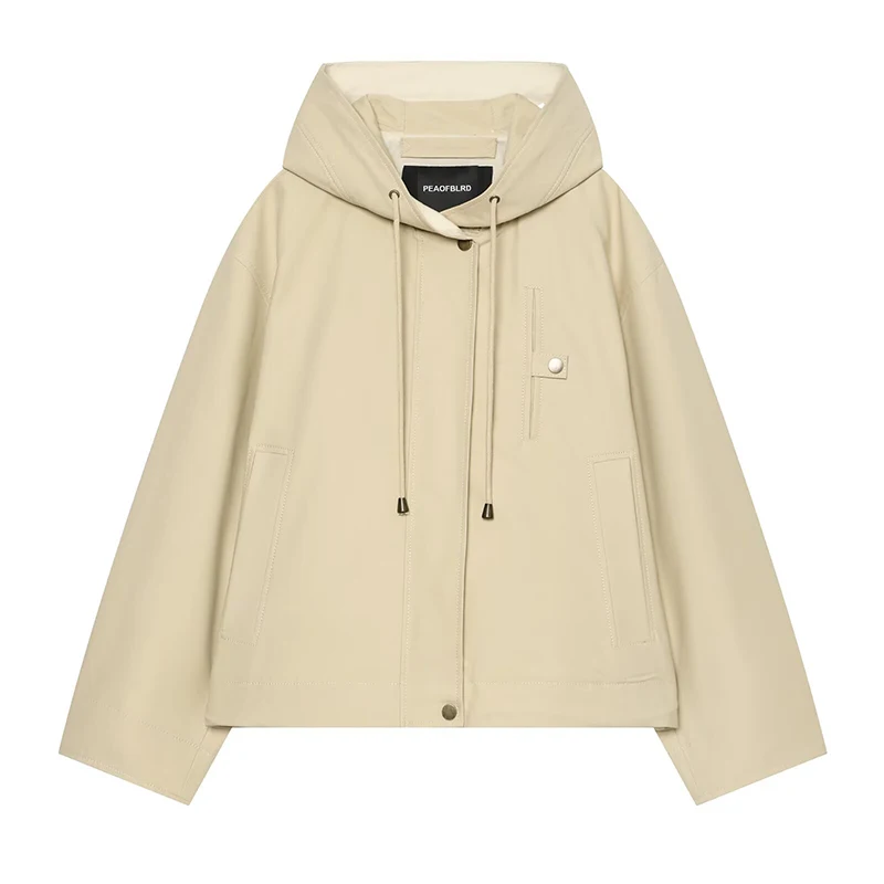 Autumn Women's Jackets & Parker Coats 2026 New Fashion Hooded Loose Elegant Women's Warm Jackets Fall Chic Street Youth Coats