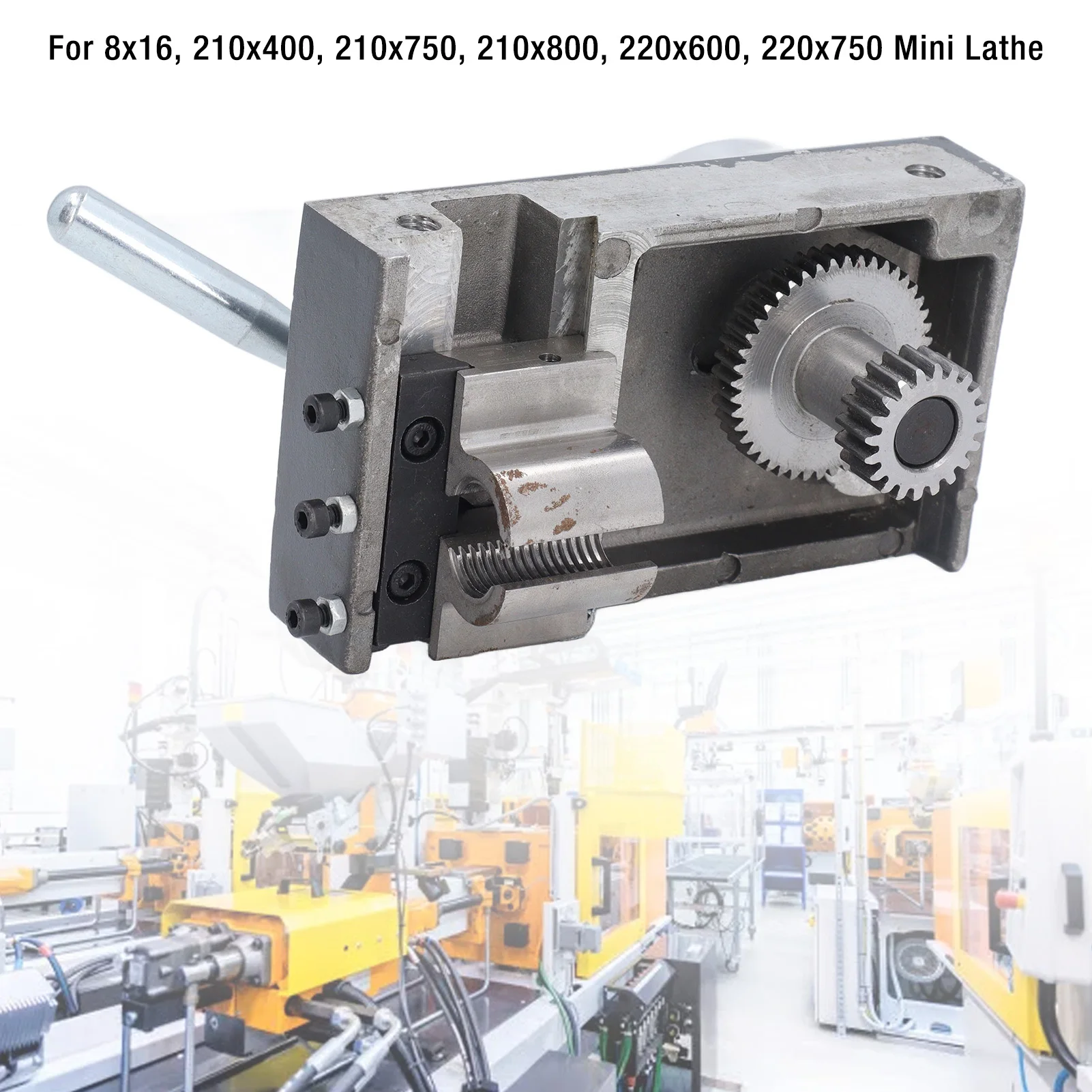 

Mini Lathe Machine Slide Easy To Install Lathe Slide Carriage 2.5mm Pitch for 8x16 210x400 210x750 210x800 220x600 220x750