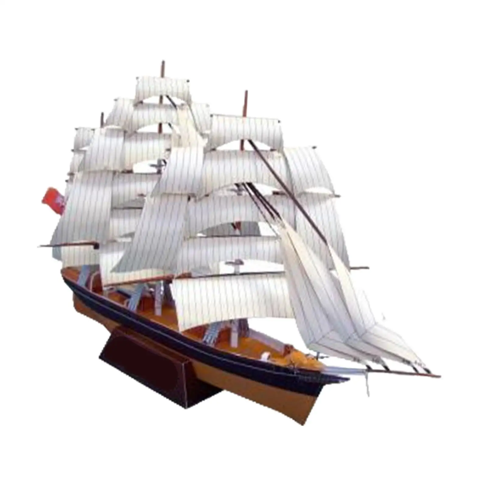 Paper Sailboat Ship Kits Home Decoration Sailing Boat Kits DIY Assembly Model Boat Kits for Boys Girls Teens Kids Children Gifts