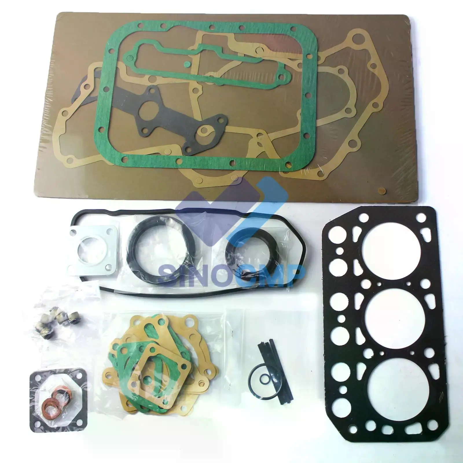 MM408445 MM408453 K3D Diesel Engine Overhaul Gasket Kit For Mitsubishi Iseki TU170F  TU177 Compact Tractor 912D 912M 1002D