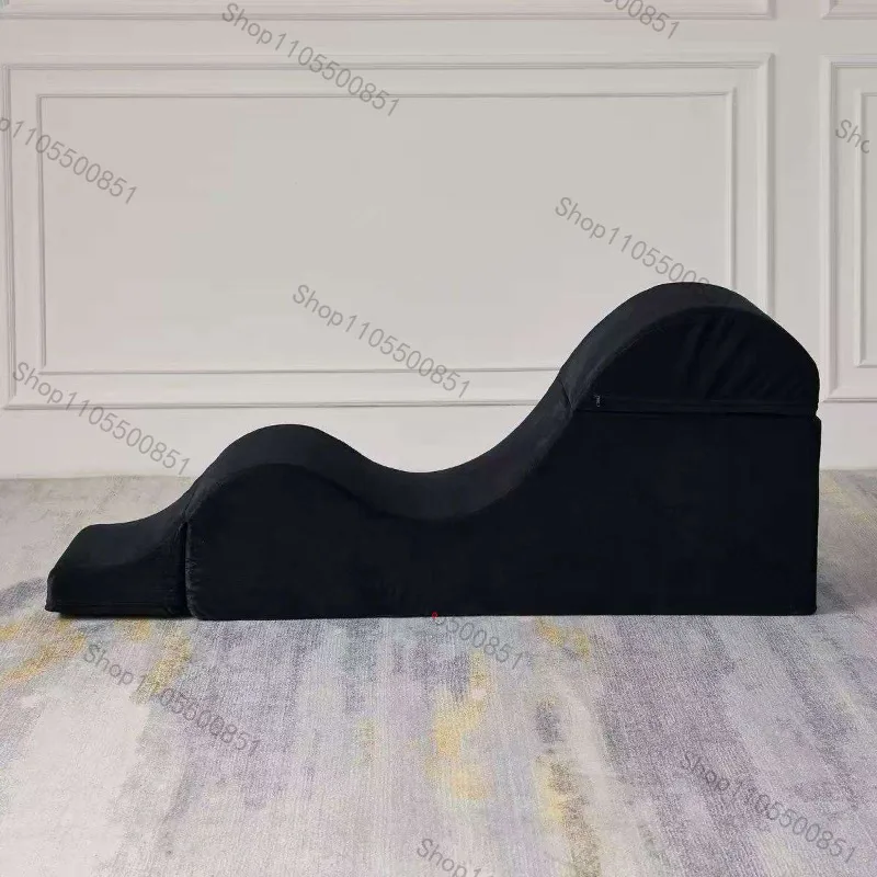 Foldable storage multi-functional massage seat yoga chair wave sofa S-shaped sofa bed view 2