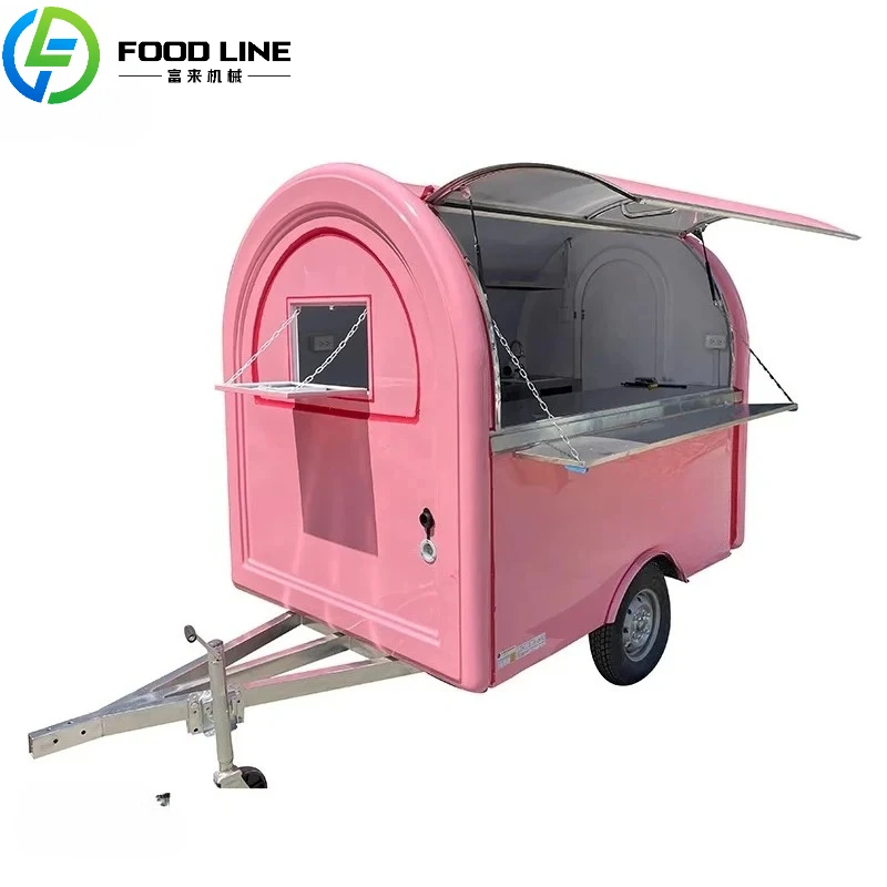 

Customized Mobile Food Cart Food and Beverage Vending Best Selling Outdoor Fast Food Trailer Truck