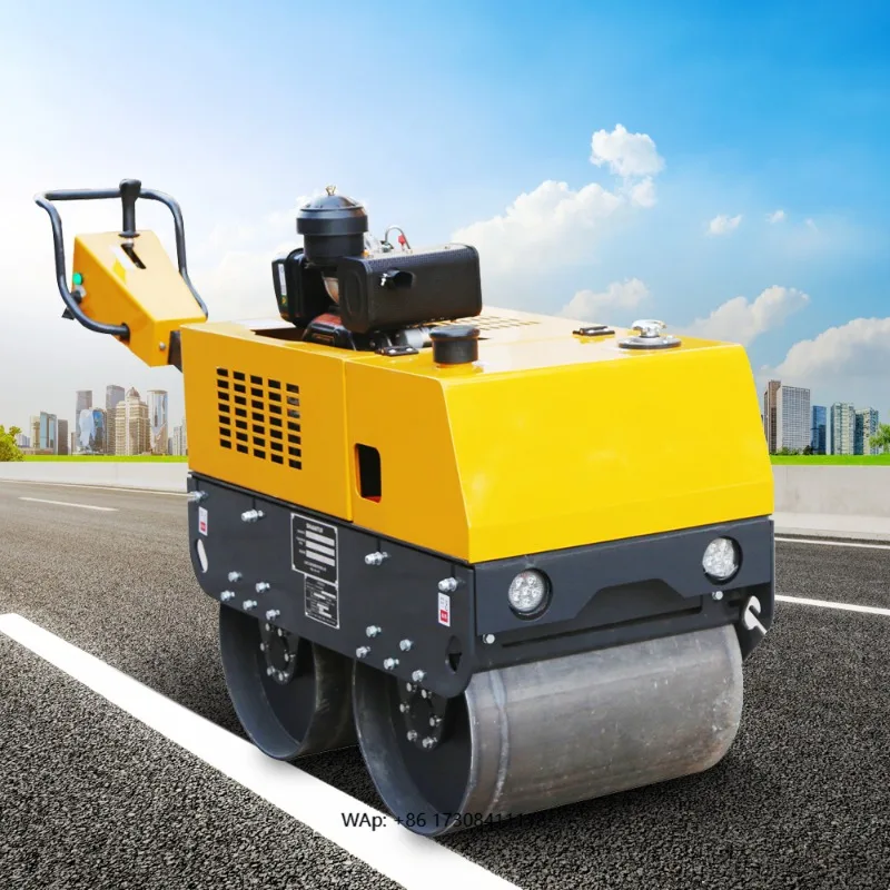 Hydraulic Vibrating 1 Ton 3 Ton Small Hand-Held Vibratory Road Roller Mini Roller Sphalt Compactor