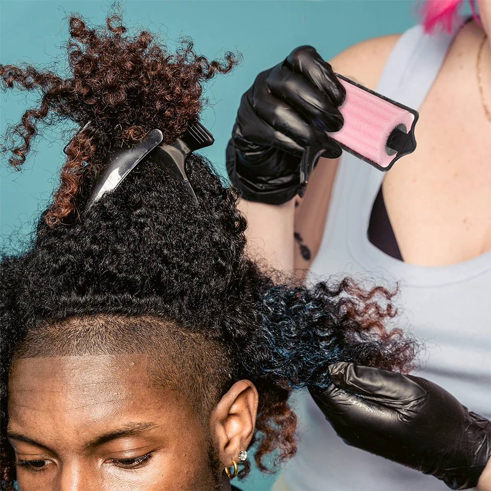 

6pcs Sponge Curlers Soft Overnight Rollers No Heat Damage For All Hair Types Large Self-Holding Curlers For Long Short Fine Hair