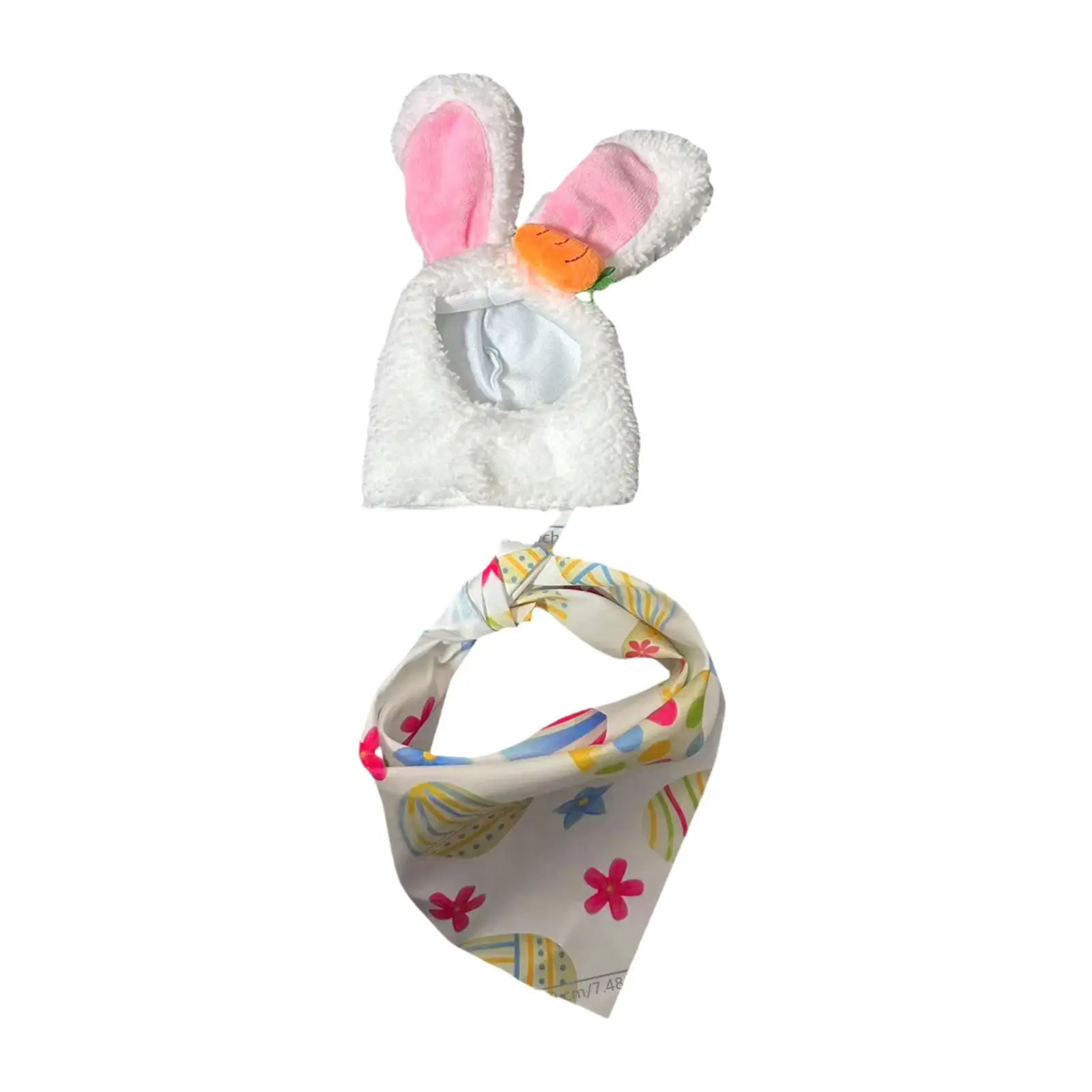 2x Porch Goose Outfits Multifunctional Easter Decor Decorative Hat and Bib for Courtyard Patio Farmhouse Party Housewarming Gift