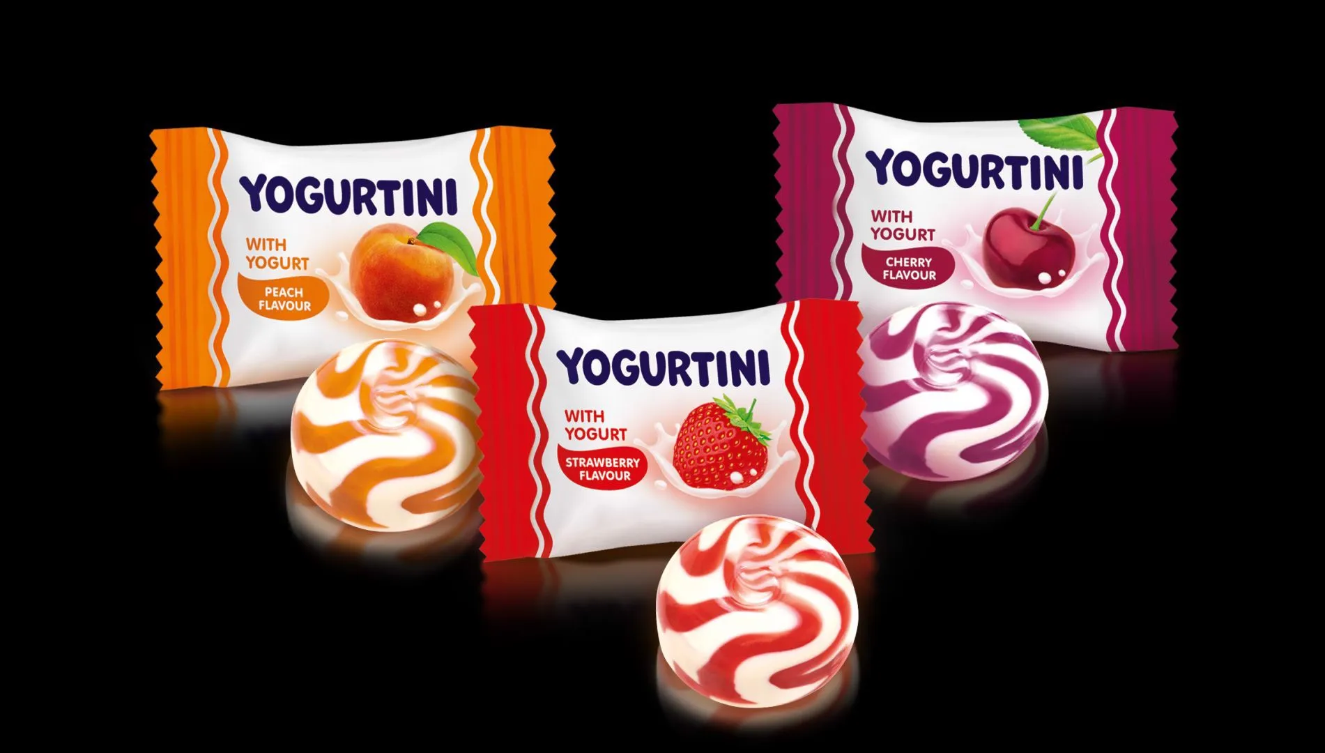 Roshen Caramelos Yogurtini Caramelos Frutas 1kg