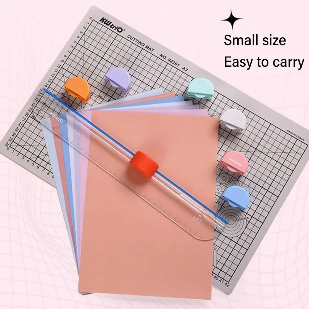 Wtih 7 Types of Edges Paper Trimmer Professional Lightweight 7-in-1 Paper Cutter Multi-Function Photo Cutting Tool Home Office