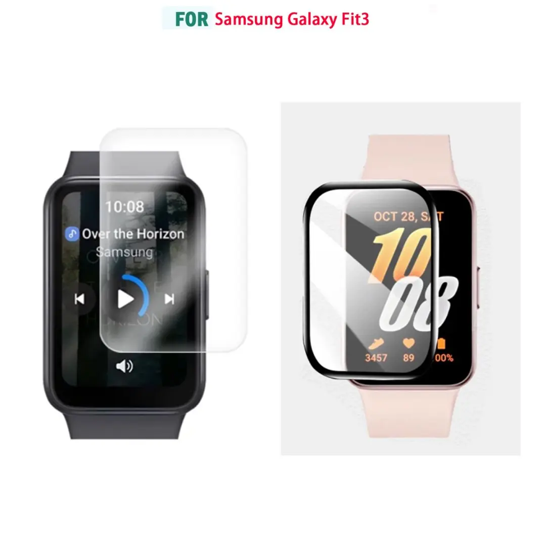 3D PMMA Screen Protector Full Coverage and HD Clear Soft Film Suitable For Samsung Galaxy Fit3 (SM-R390)