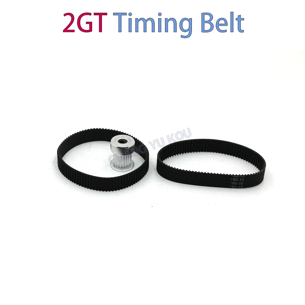 2GT Rubber Closed Loop Timing Belt Width 6mm Length 52 56 66 70 72 74 76 78 80 82 84 86 90 92 94 96 98 100 102 104 106 108~166mm
