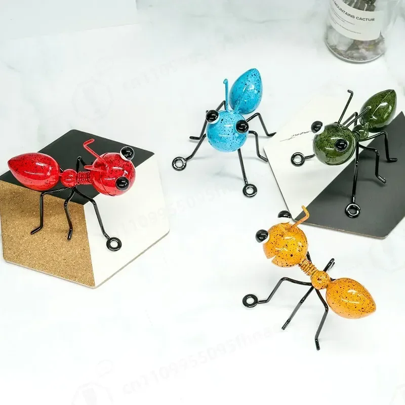 Iron Pastoral Ant Wall Decoration Creative Insect Ornament Bar Restaurant Retro Wall Decoration Set Painted