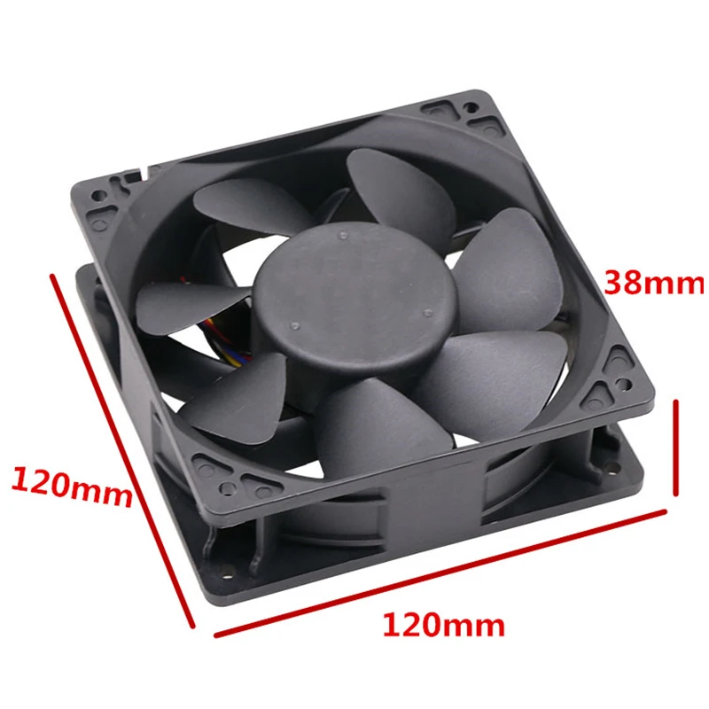 رائجة البيع نوعية جيدة 12038 Asic مينر برودة 120 مللي متر * 120 مللي متر * 38 مللي متر 6000RPM S9 S9i S9J L3 + S17 Antminer مروحة التبريد #6
