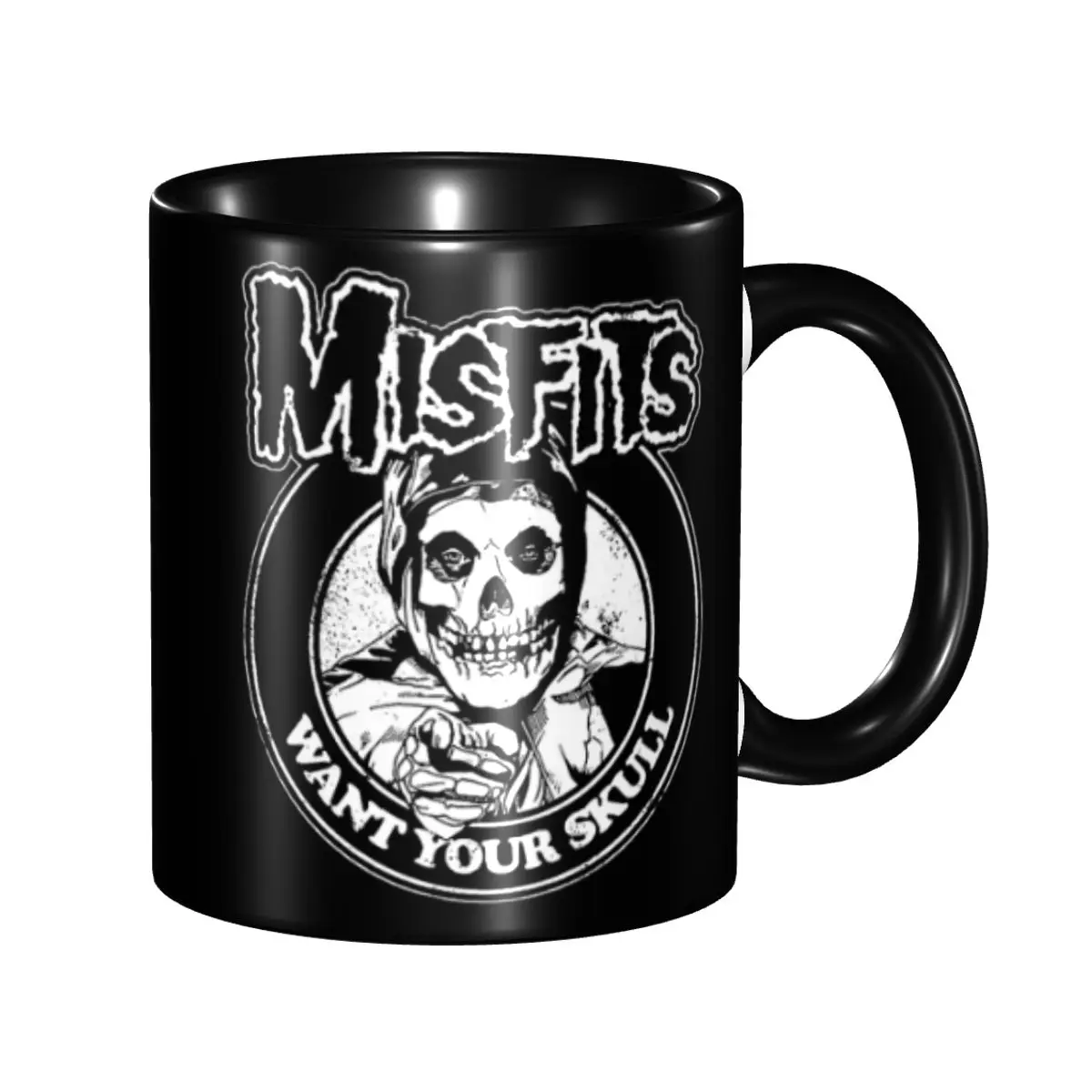 

Misfits Horror Punk Rock Band Coffee Mugs DIY Customized Ceramic Mug Cup Creative Gift