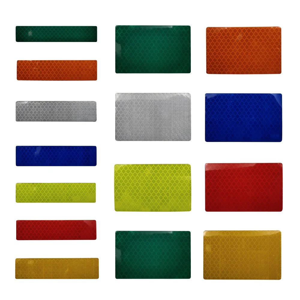 Hot Selling Laser Cut IR Reflector 8X5CM Mesh Solid Color Reflector 10X2.5CM Strip Bag Accessory Badge