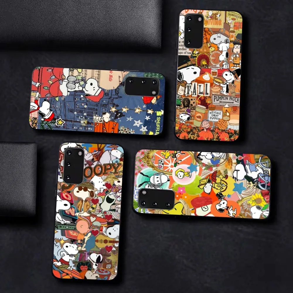 Cartoon S-snoopy Phone Case For Samsung S 9 10 20 21 22 23 30 23 24 Plus Lite Ultra FE S10lite Fundas