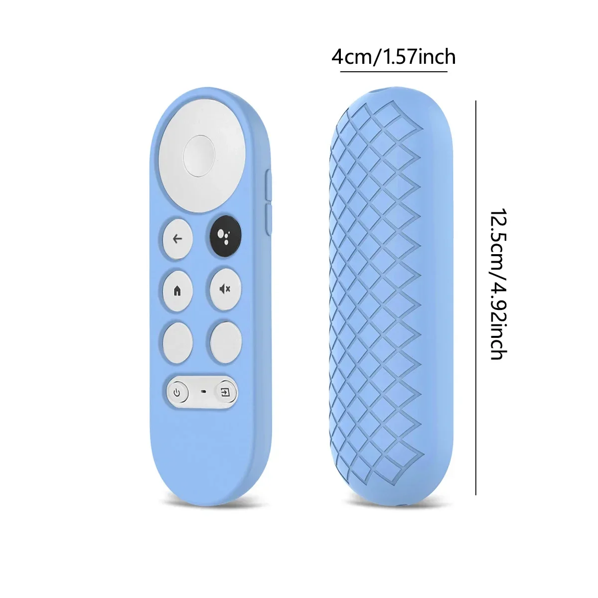 قطعة واحدة من جهاز التحكم عن بعد Google Chromecast مع حافظة من السيليكون لجهاز التحكم عن بعد لتلفزيون Google