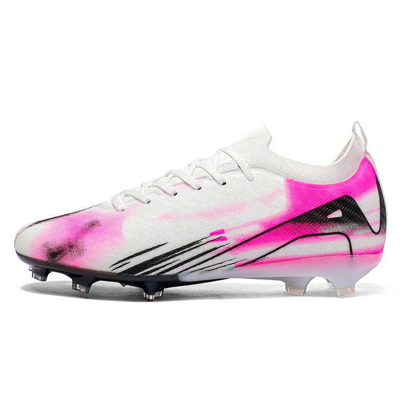 Men's mid top soccer shoes, adult stud court training shoes, women's lightweight anti slip training shoes